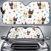 Cute Chihuahua Dog Pattern Car Auto Sun Shade