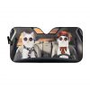 Cute Couple White Cats Car Auto Sun Shade