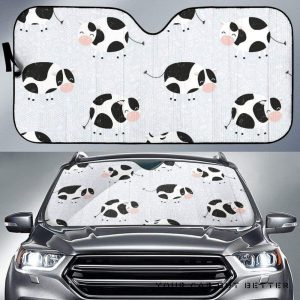 Cute Cows Pattern Car Auto Sun Shade