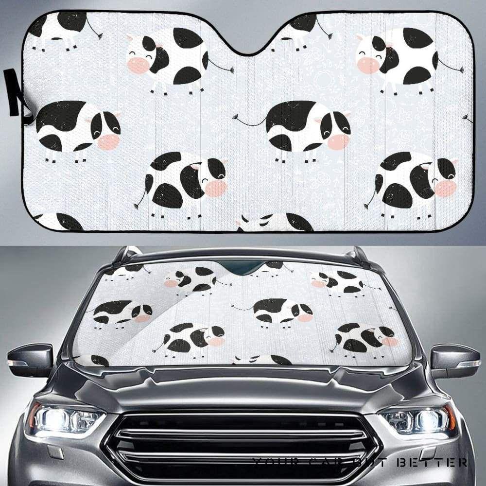 Cute Cows Pattern Car Auto Sun Shade Cute Cows Pattern Car Auto Sun Shade