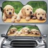 Cute Dogs Car Auto Sun Shade