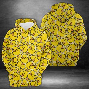 Cute Duck 3D Printed Hoodie/Zipper Hoodie