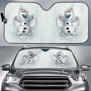 Cute Frozen Olaf Car Auto Sun Shade