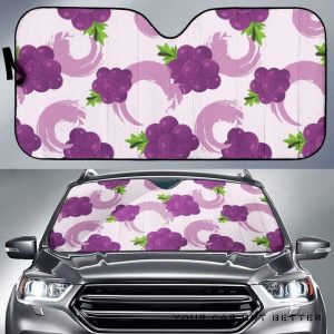 Cute Grape Pattern Car Auto Sun Shade