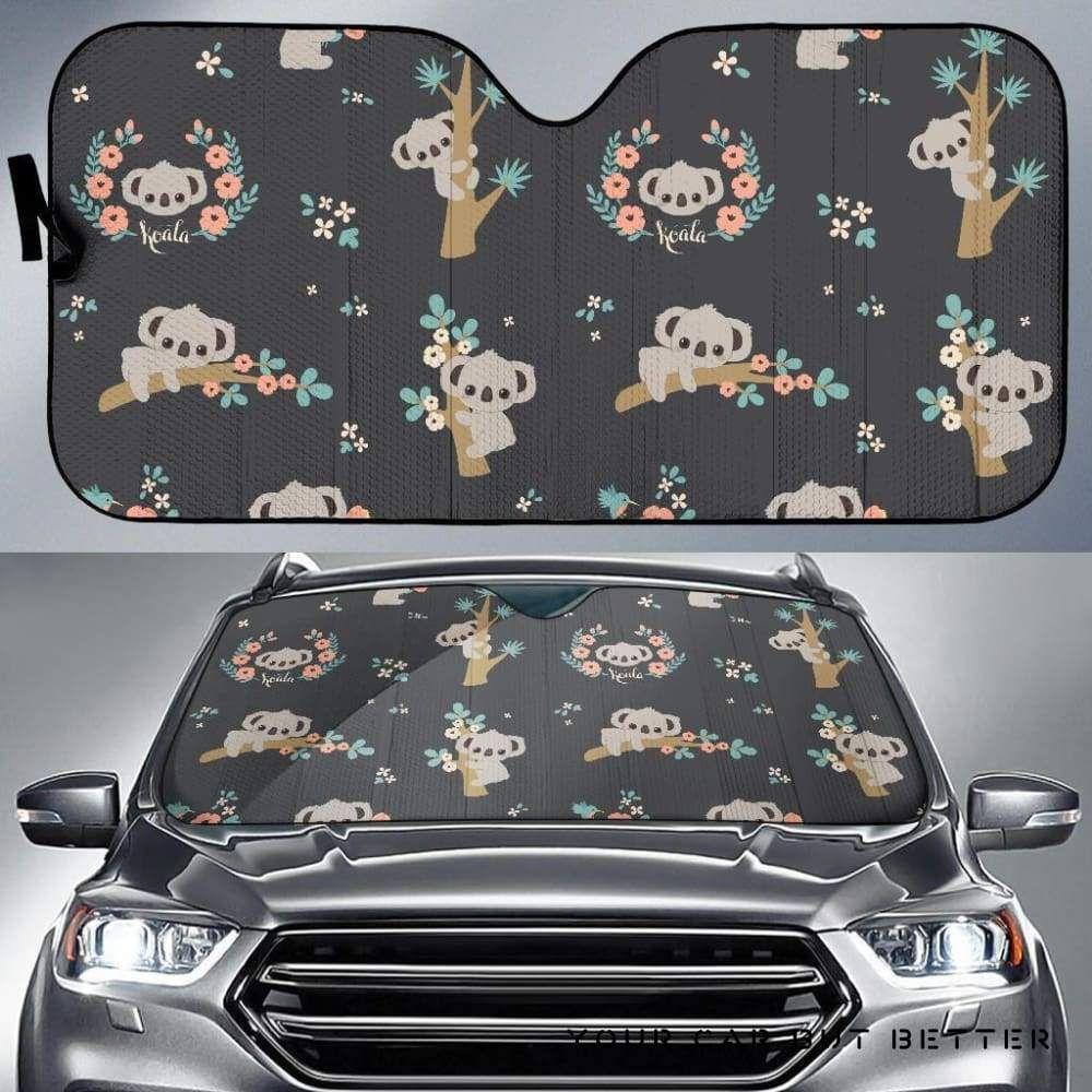 Cute Koala Pattern Car Auto Sun Shade Cute Koala Pattern Car Auto Sun Shade