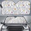 Cute Llama Alpaca Pattern Car Auto Sun Shade