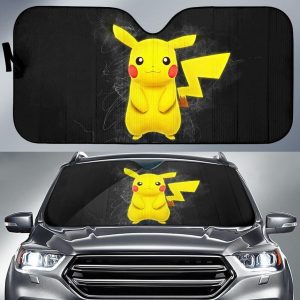 Cute Pikachu Pokemon Car Auto Sun Shade