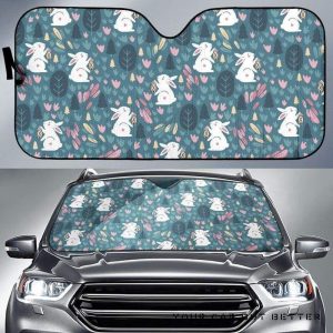 Cute Rabbit Pattern Car Auto Sun Shade