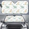 Cute Rhino Pattern Car Auto Sun Shade