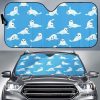 Cute Sea Lion Seal Pattern Car Auto Sun Shade