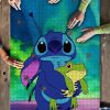 Cute Stitch Hug Frog Jigsaw Puzzle Set