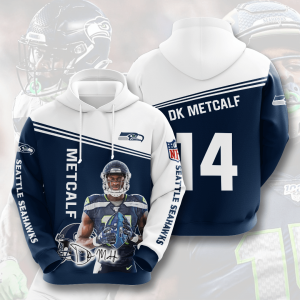 DK Metcalf Seattle Seahawks 3D Printed Hoodie/Zipper Hoodie
