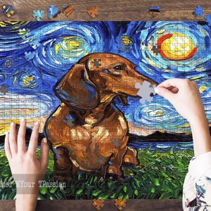 Dachshund Art Jigsaw Puzzle Set