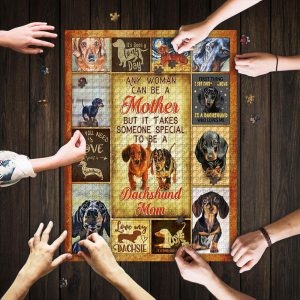 Dachshund Mom Jigsaw Puzzle Set
