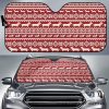 Dachshund Nordic Pattern Car Auto Sun Shade