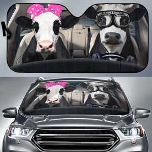 Dairy Cows Car Auto Sun Shade