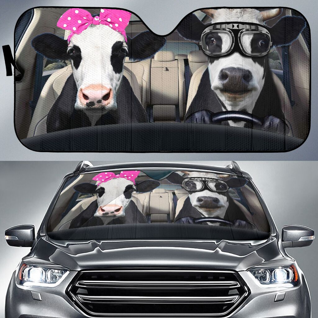 Dairy Cows Car Auto Sun Shade Dairy Cows Car Auto Sun Shade