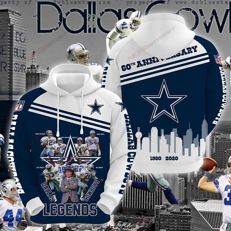 Dallas Cowboys 3D Printed Hoodie/Zipper Hoodie Dallas Cowboys 3D Printed Hoodie/Zipper Hoodie
