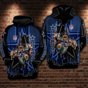 Dallas Cowboys 3D Printed Hoodie/Zipper Hoodie