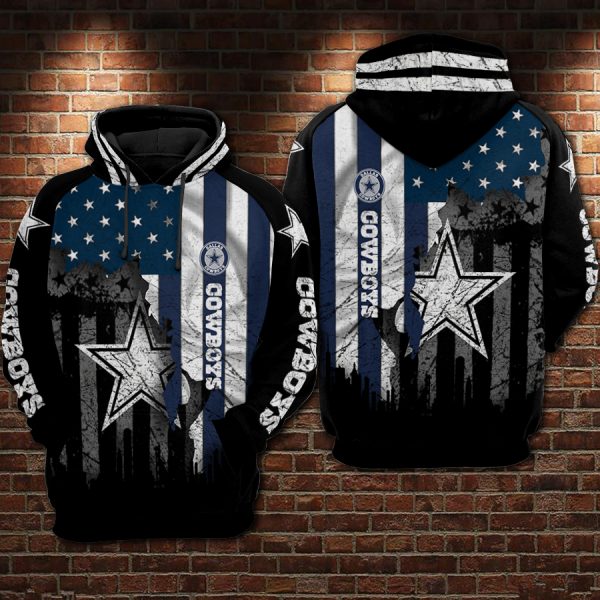 Dallas Cowboys 3D Printed Hoodie/Zipper Hoodie