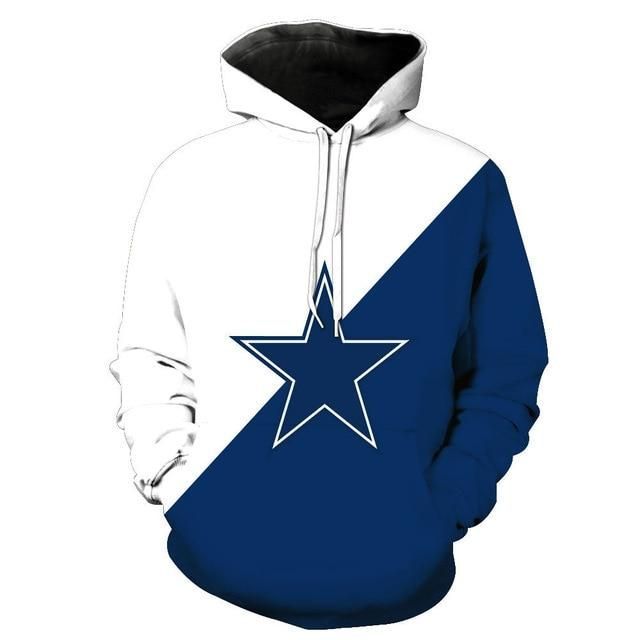 Dallas Cowboys 3D Printed Hoodie/Zipper Hoodie Dallas Cowboys 3D Printed Hoodie/Zipper Hoodie