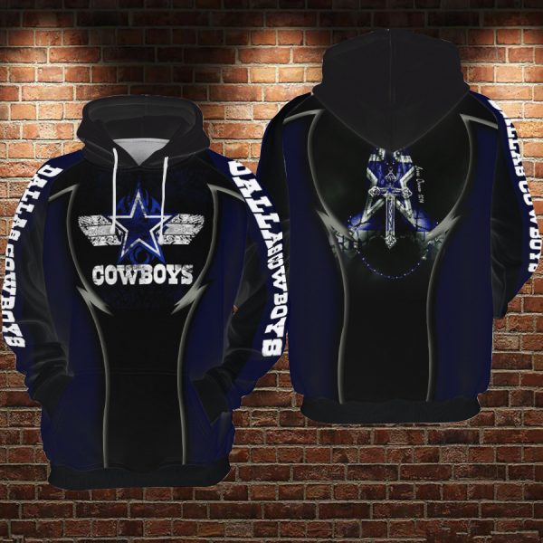 Dallas Cowboys 3D Printed Hoodie/Zipper Hoodie