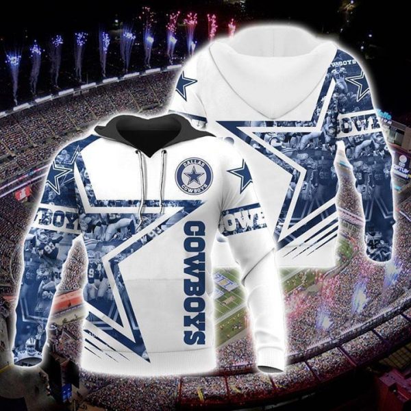 Dallas Cowboys 3D Printed Hoodie/Zipper Hoodie