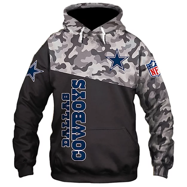 Dallas Cowboys 3D Printed Hoodie/Zipper Hoodie