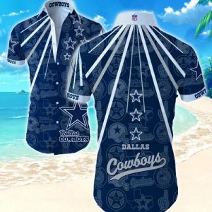 Dallas Cowboys Football Hawaiian Shirt Summer Button Up