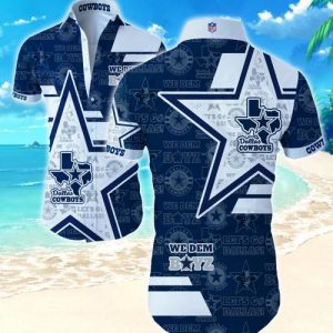 Dallas Cowboys Hawaiian Shirt Summer Button Up