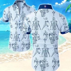 Dallas Cowboys Hawaiian Shirt Summer Button Up