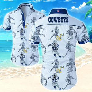 Dallas Cowboys Nfl Sport Hawaiian Shirt Summer Button Up