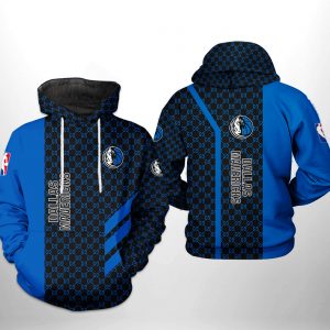 Dallas Mavericks NBA Team Pattern Mix 3D Printed Hoodie/Zipper Hoodie