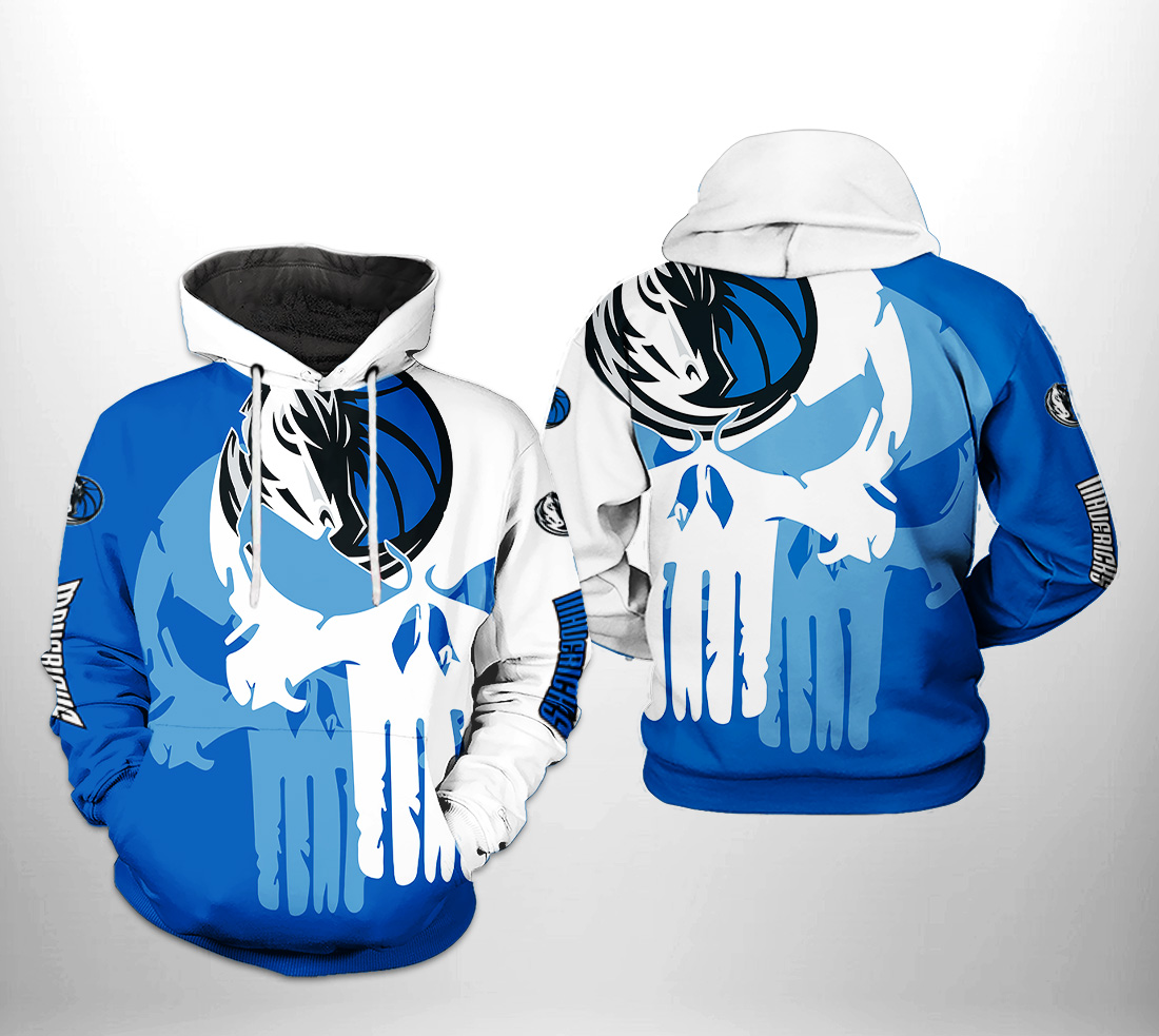 Dallas Mavericks NBA Team Skull 3D Printed Hoodie/Zipper Hoodie Dallas Mavericks NBA Team Skull 3D Printed Hoodie/Zipper Hoodie