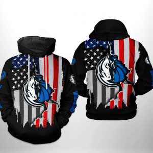 Dallas Mavericks NBA US Flag Team 3D Printed Hoodie/Zipper Hoodie