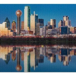 Dallas Skyline Jigsaw Puzzle Set