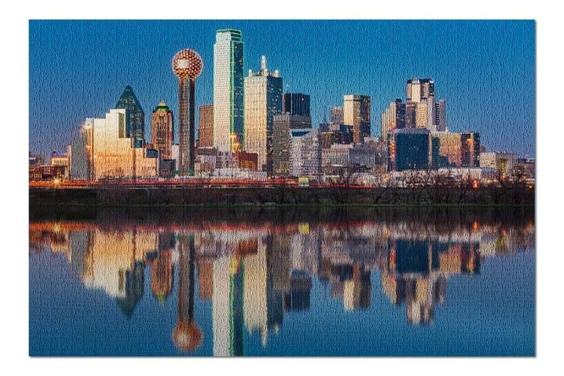 Dallas Skyline Jigsaw Puzzle Set Dallas Skyline Jigsaw Puzzle Set