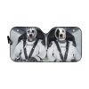 Dalmatian Spacex Shuttle Car Auto Sun Shade