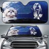 Dalmatians Driving Funnys Car Auto Sun Shade