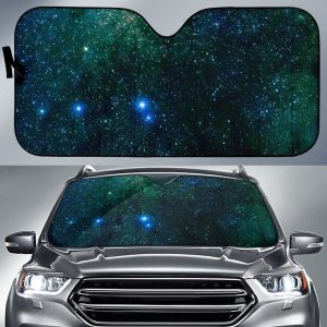 Dark Green Galaxy Car Auto Sun Shade