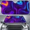 Dark Psychedelic Car Auto Sun Shade