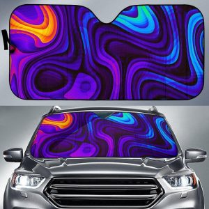 Dark Psychedelic Car Auto Sun Shade