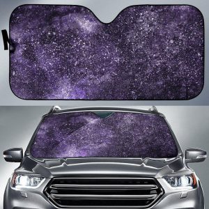 Dark Purple Cosmos Galaxy Car Auto Sun Shade