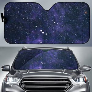 Dark Purple Galaxy Outer Car Auto Sun Shade