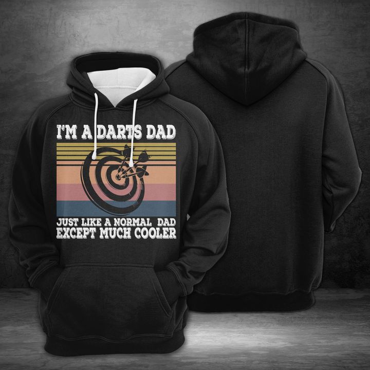 Darts Dad Darts Dad 3D Printed Hoodie/Zipper Hoodie Darts Dad Darts Dad 3D Printed Hoodie/Zipper Hoodie