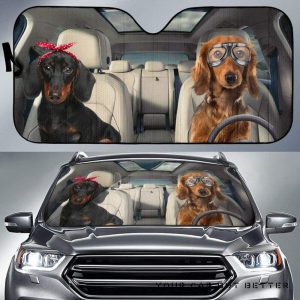 Daschund Auto Car Auto Sun Shade