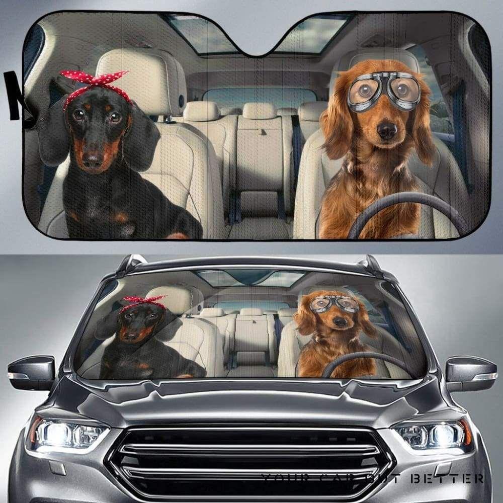 Daschund Auto Car Auto Sun Shade Daschund Auto Car Auto Sun Shade