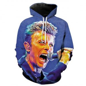 David Bowie 3D Printed Hoodie/Zipper Hoodie