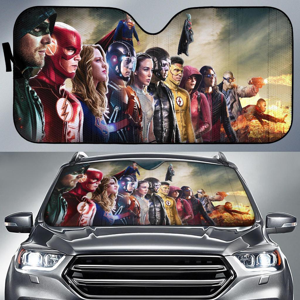 Dc Comics Superheroes Movie Car Auto Sun Shade Dc Comics Superheroes Movie Car Auto Sun Shade