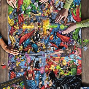 Dc Vs. Marvel Jigsaw Puzzle Set